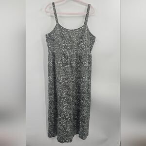 Candace Cameron Bure Green Floral Maxi Dress Size Large